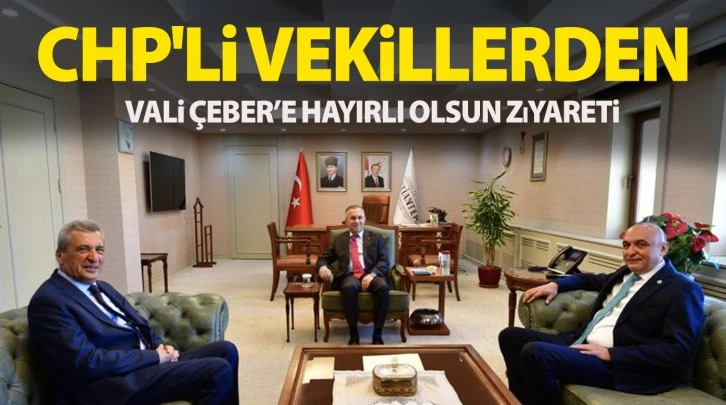 Melih MERİÇ | 28. Dönem CHP Gaziantep Milletvekili - CHP'li vekillerden Vali Çeber’e hayırlı olsun ziyareti